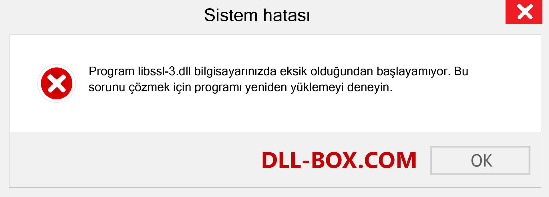 libssl-3.dll dosyası eksik mi? Windows 7, 8, 10 için İndirin - Windows'ta libssl-3 dll Eksik Hatasını Düzeltin, fotoğraflar, resimler